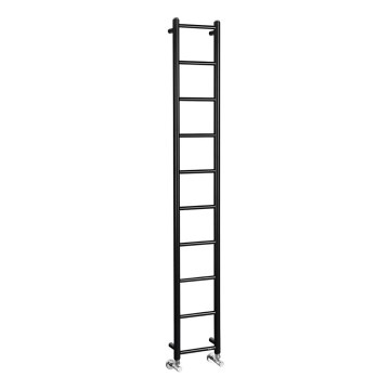Sapho - Radiateur pour salle de bains DINA 168 x 25 cm noir mat