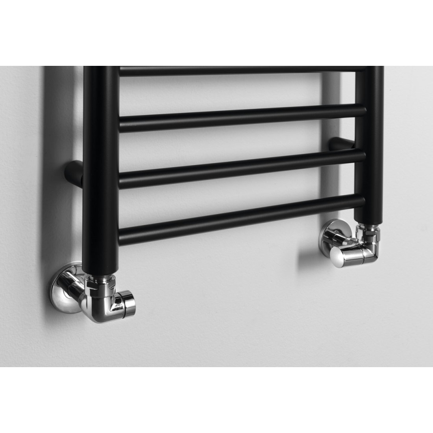 Sapho - Radiateur sèche-serviettes DINA 477W 40x156 cm noir mat