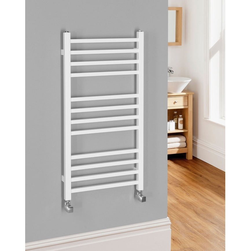 Sapho - Radiateur sèche-serviettes METRO 89x45 cm blanc