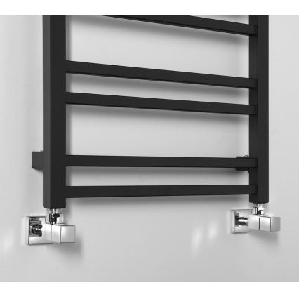 Sapho - Radiateur sèche-serviettes METRO DOS  110x50 cm noir mat