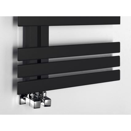 Sapho - Radiateur sèche-serviettes SILVANA 561 W/230 V, 50 x 123 cm, noir mat