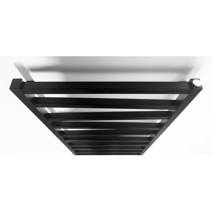 Sapho - Radiateur sèche-serviettes ZIG 133x60 cm noir
