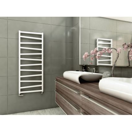 Sapho - Radiateur sèche-serviettes ZIG 406W/230V 50x110 cm blanc