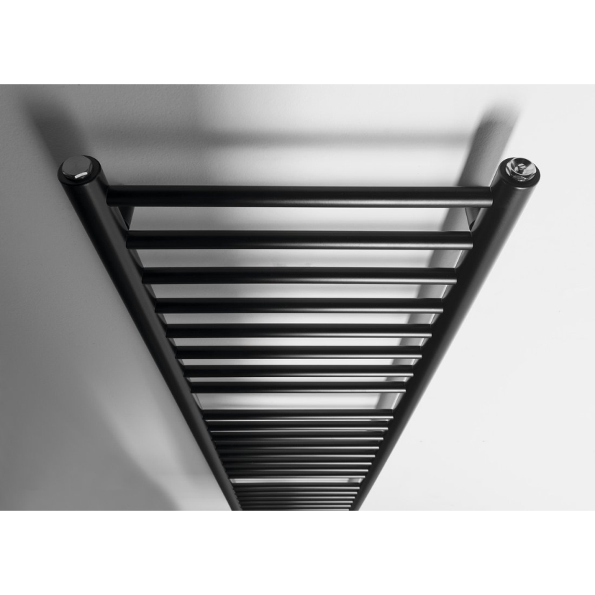 Sapho - Radiatore da bagno DINA 156x40 cm nero opaco