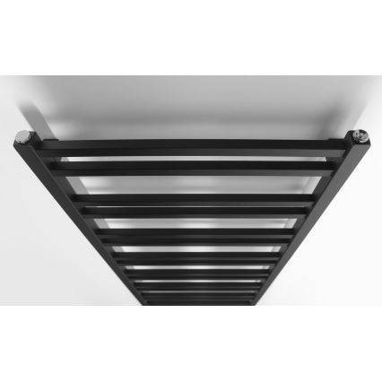 Sapho - Radiatore da bagno METRO DOS 143x55 cm nero opaco