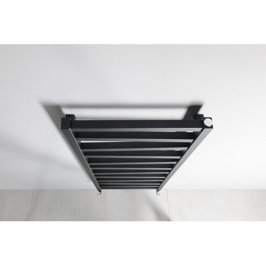 Sapho - Radiatore da bagno ZIG 133x50 cm antracite