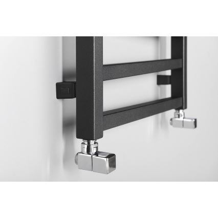 Sapho - Radiatore da bagno ZIG 133x50 cm antracite