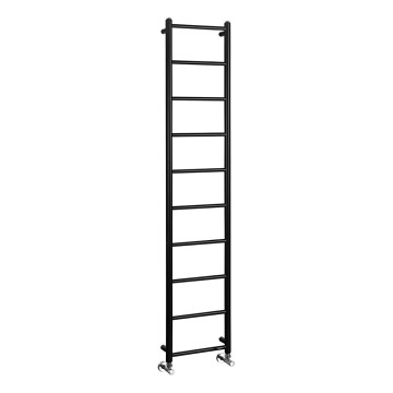 Sapho - Radiatore per bagno DINA 168x35 cm nero opaco