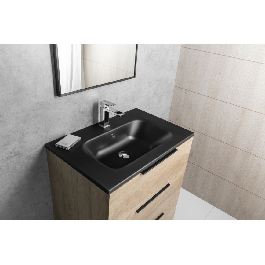 Sapho - Robinet de lavabo CUBEMIX 15,3 cm laiton