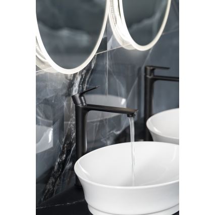 Sapho - Robinet de lavabo PAX 31,5 cm mat noir