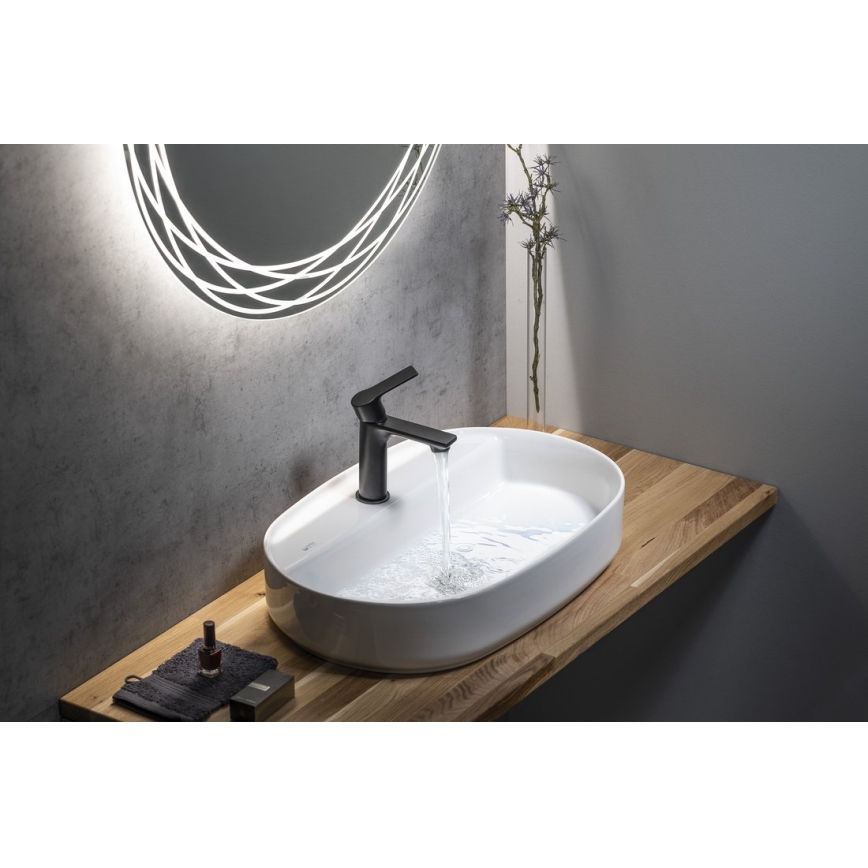 Sapho - Rubinetto del lavandino PAX 16,5 cm opaco nero