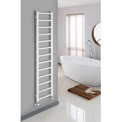 Sapho - Scaldasalviette da bagno METRO LIGHT 276W 30x150 cm bianco