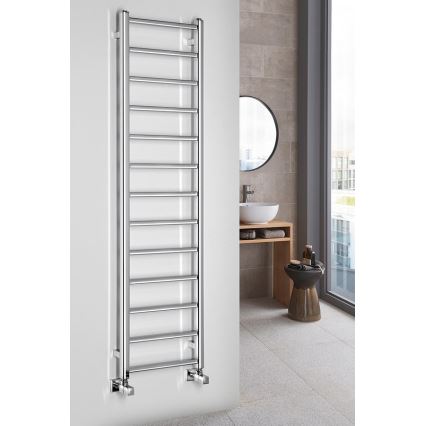 Sapho - Scaldasalviette da bagno METRO LIGHT 323W/230V 40x150 cm, finitura cromo lucido