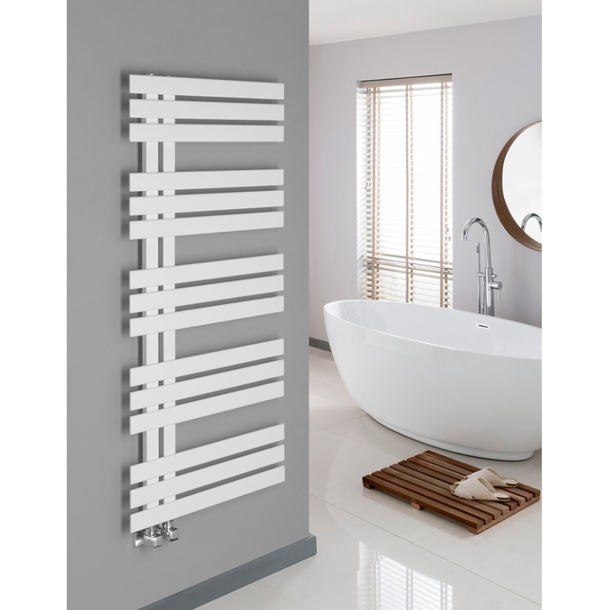 Sapho - Scaldasalviette da bagno SILVANA 500W/230V 50x123 cm bianco