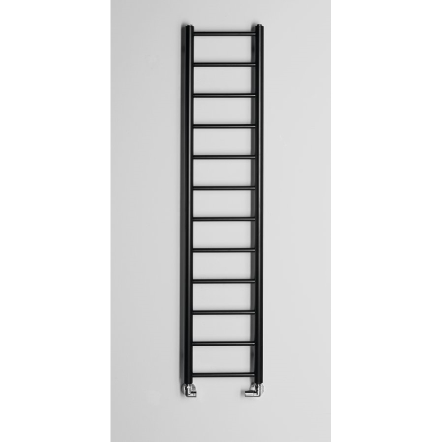 Sapho - Scaldasalviette DINA 138x30 cm nero opaco