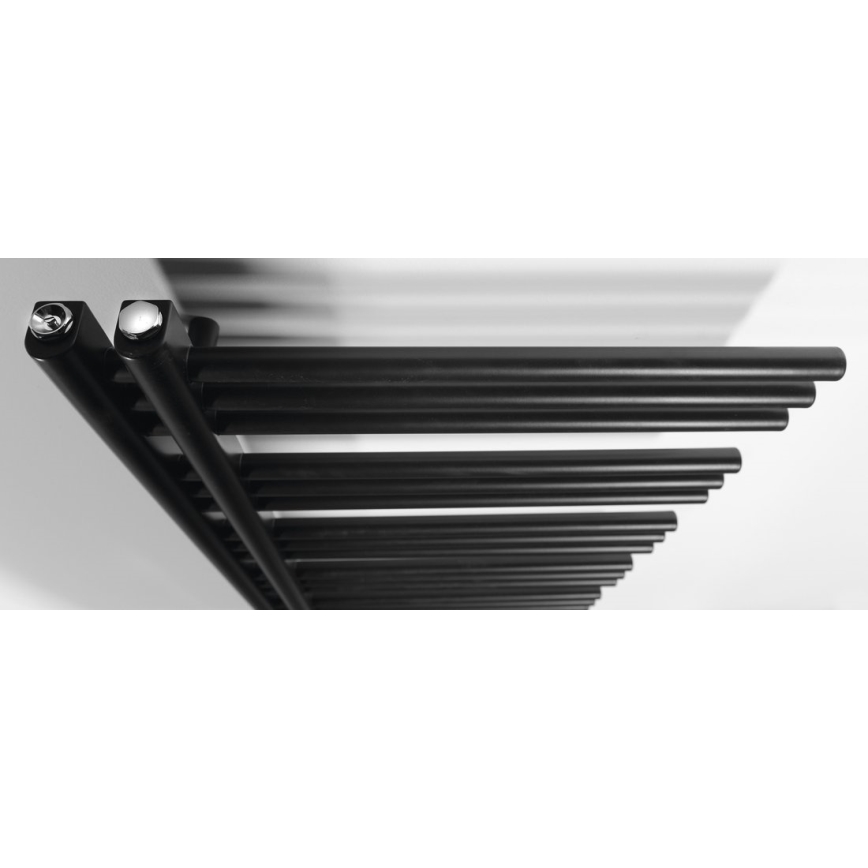 Sapho - Scaldasalviette DORLION 400W/230V 50x120 cm nero opaco