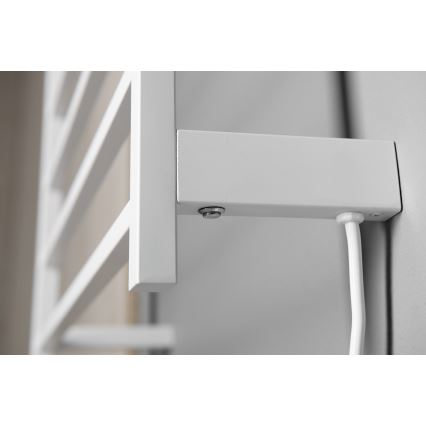 Sapho - Scaldasalviette elettrico ELZOR 60W/230V 47x50 cm bianco opaco