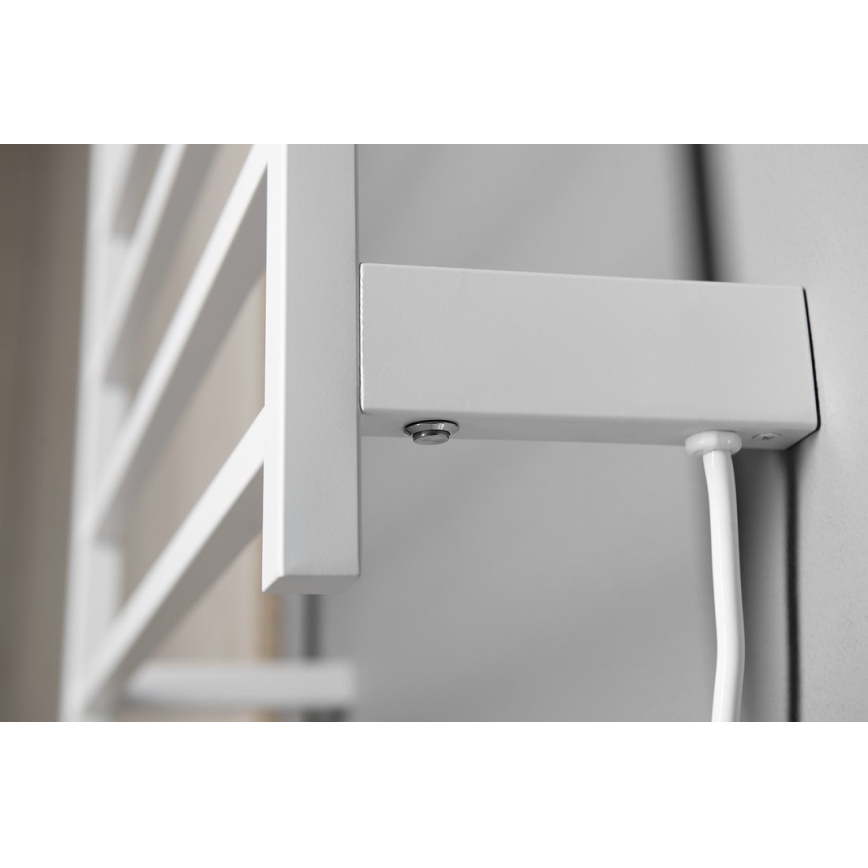 Sapho - Scaldasalviette elettrico ELZOR 60W/230V 47x50 cm bianco opaco