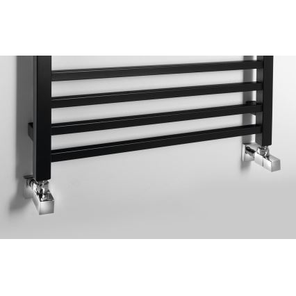 Sapho - Scaldasalviette METRO 151x60 cm nero opaco