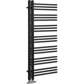 Sapho - Sèche-serviettes DORLION 400W/230V 50x120 cm noir mat