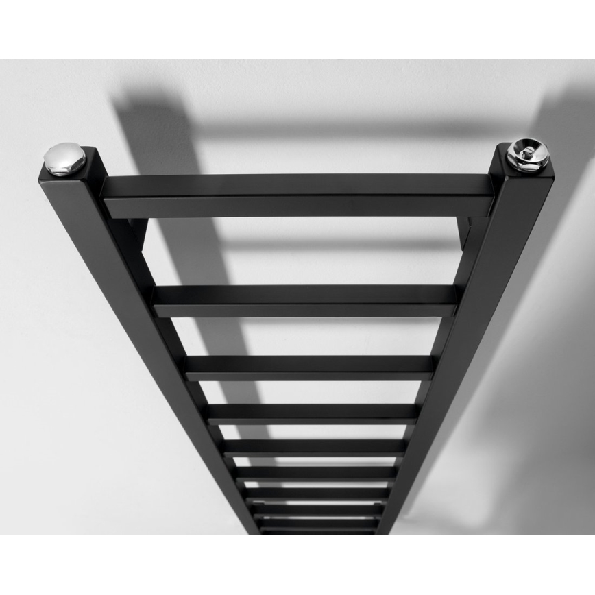 Sapho - Sèche-serviettes METRO LIGHT 114x30cm noir mat