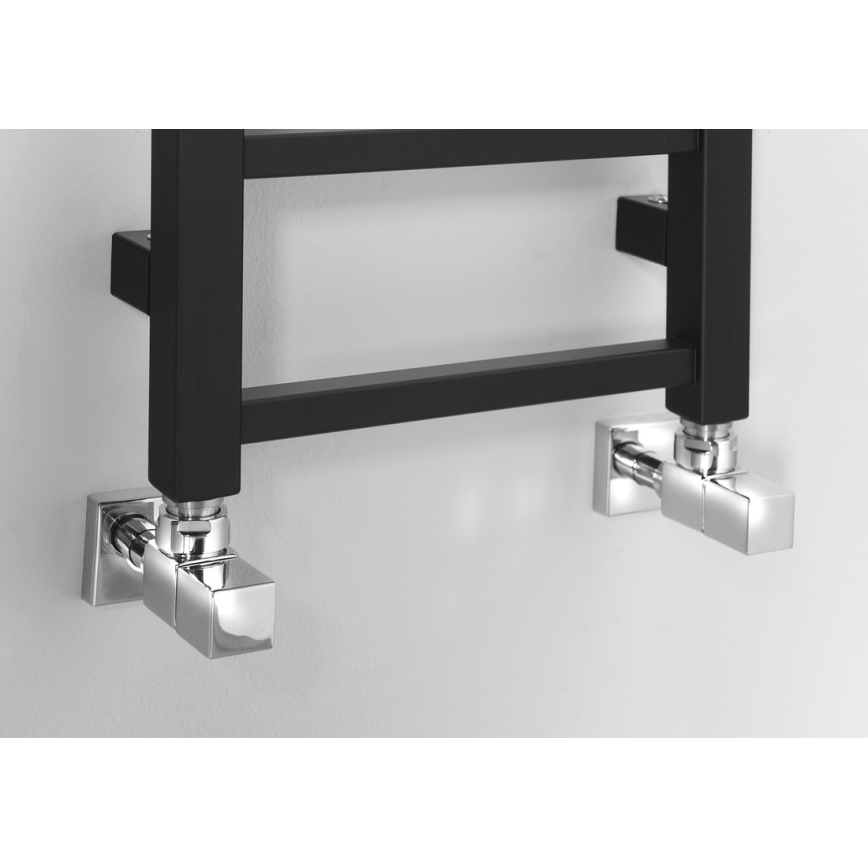 Sapho - Sèche-serviettes METRO LIGHT 211W 30x114 cm noir mat