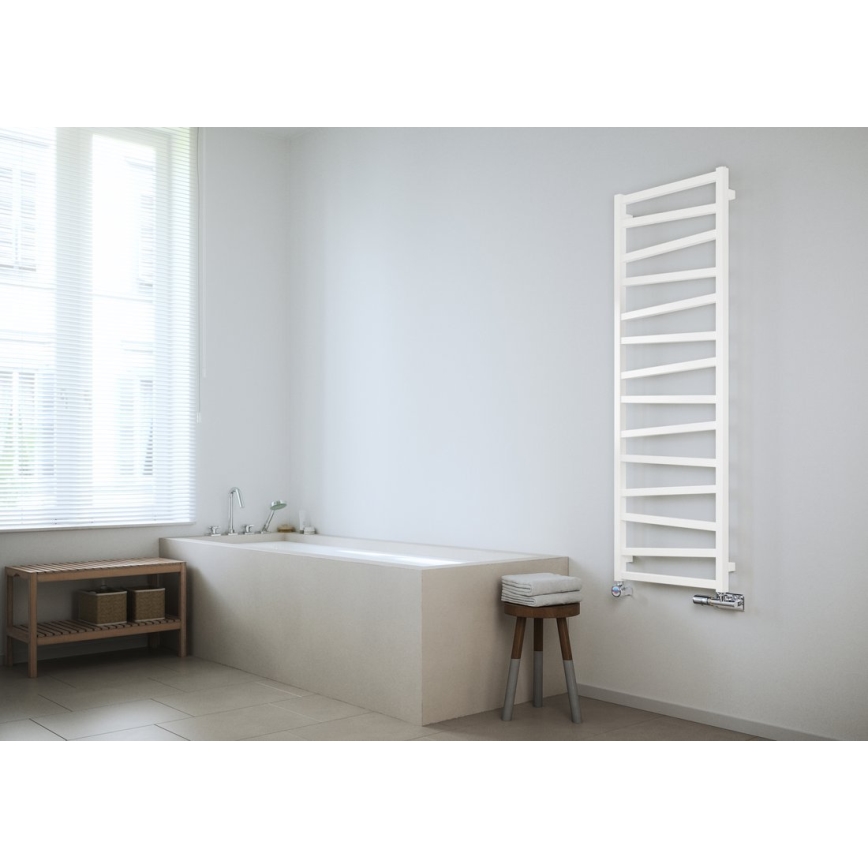 Sapho - Sèche-serviettes ZIG 582 W/230 V 50 x 157 cm blanc
