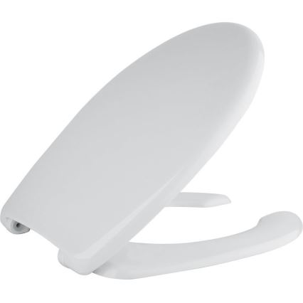 Sapho - Sedile WC per persone con disabilità bianco/duroplast