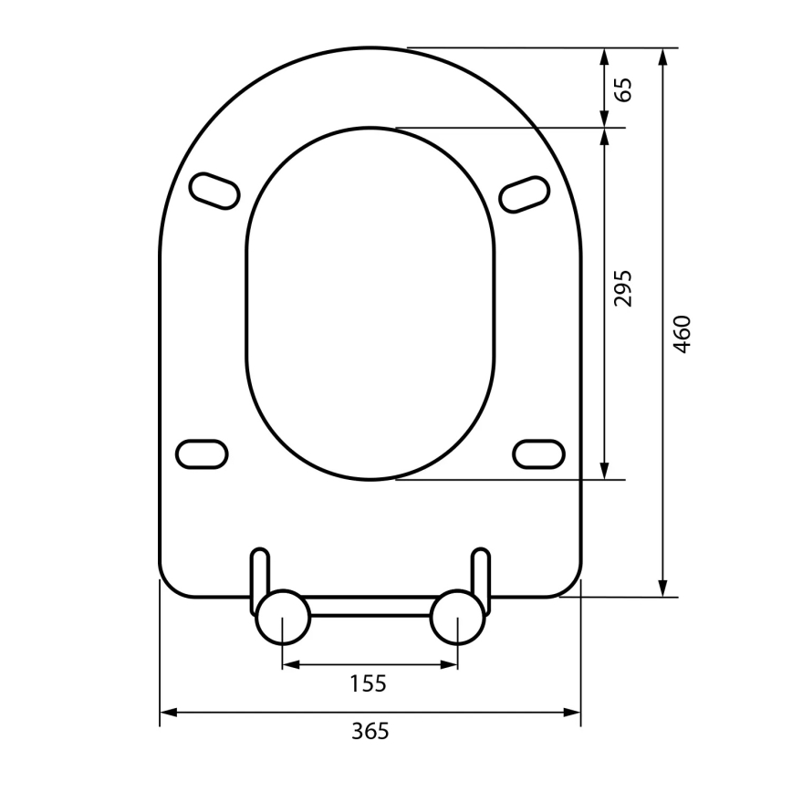 Sapho - Sedile WC SoftClose grigio
