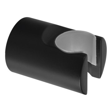 Sapho - Support de douche fixe rond/mat noir