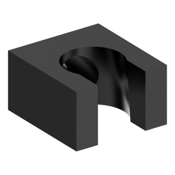 Sapho - Supporto doccia fisso angolare/opaco nero
