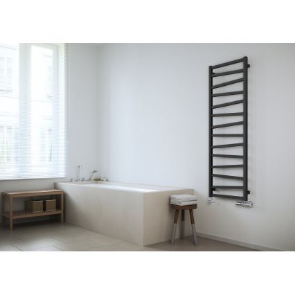 Sapho - Termoarredo bagno ZIG 406W/230V 50x110 cm antracite
