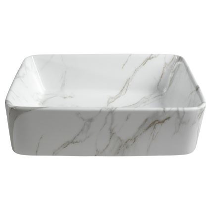 Sapho - Vasque à poser DALMA 47,5 x 37,5 cm céramique/Carrara