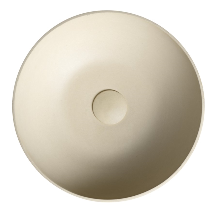 Sapho - Vasque à poser FORMIGO Ø 39 cm béton/beige