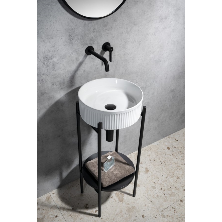 Sapho - Vasque à poser PICOBELLO Ø 37 cm céramique/blanc