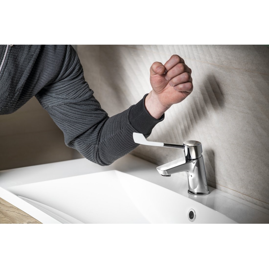 Sapho - Waschtischarmatur LEA, Ausladung 15,4 cm, Hochglanzchrom