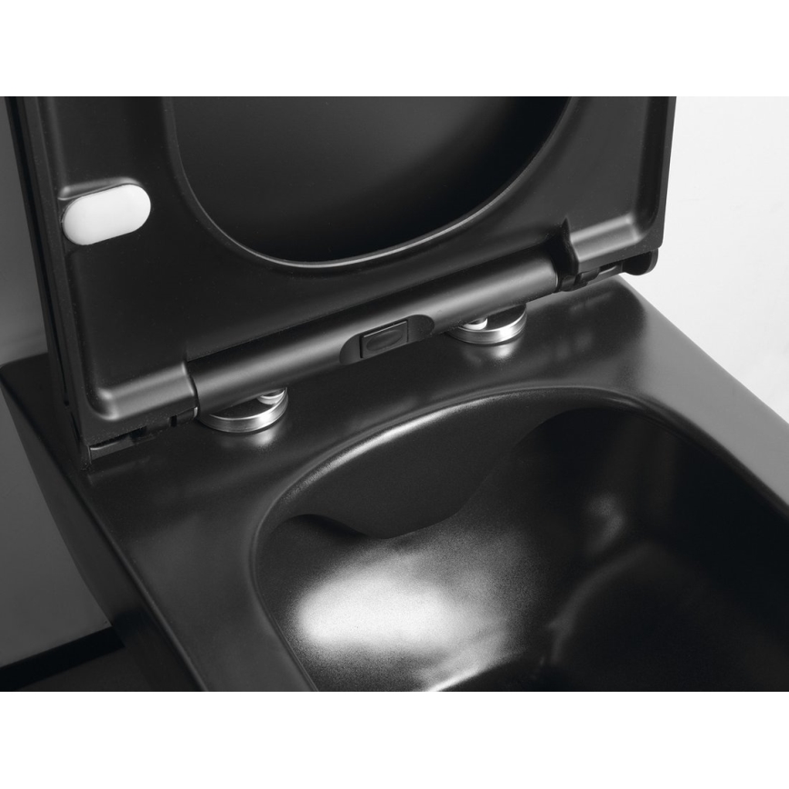 Sapho - WC suspendu AVVA céramique/noir