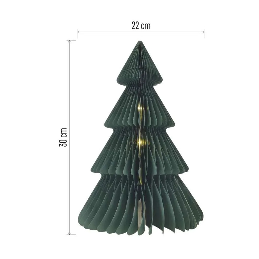 Sapin LED de Noël 10xLED/3xAA