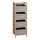 Scaffalatura con scatole REG 83x28 cm beige