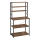 Scaffale a ripiani per cucina MARGE marrone/nero