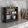 Scaffale da cucina COSMIC 44x10 cm antracite