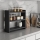 Scaffale da cucina COSMIC 44x10 cm antracite