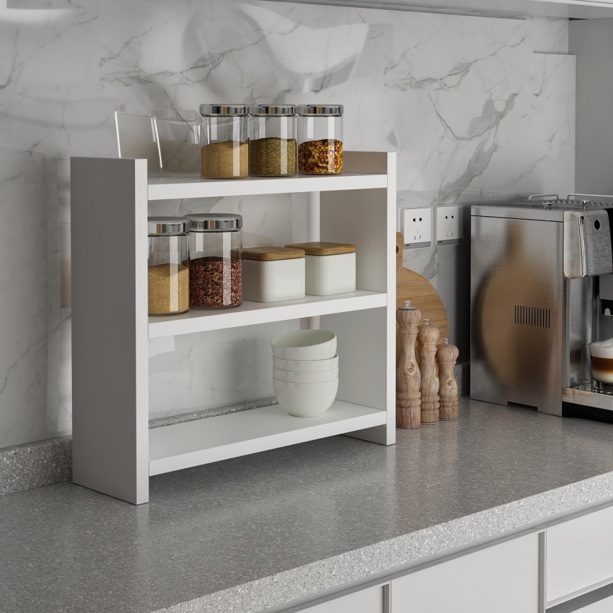 Scaffale da cucina COSMIC 44x10 cm bianco