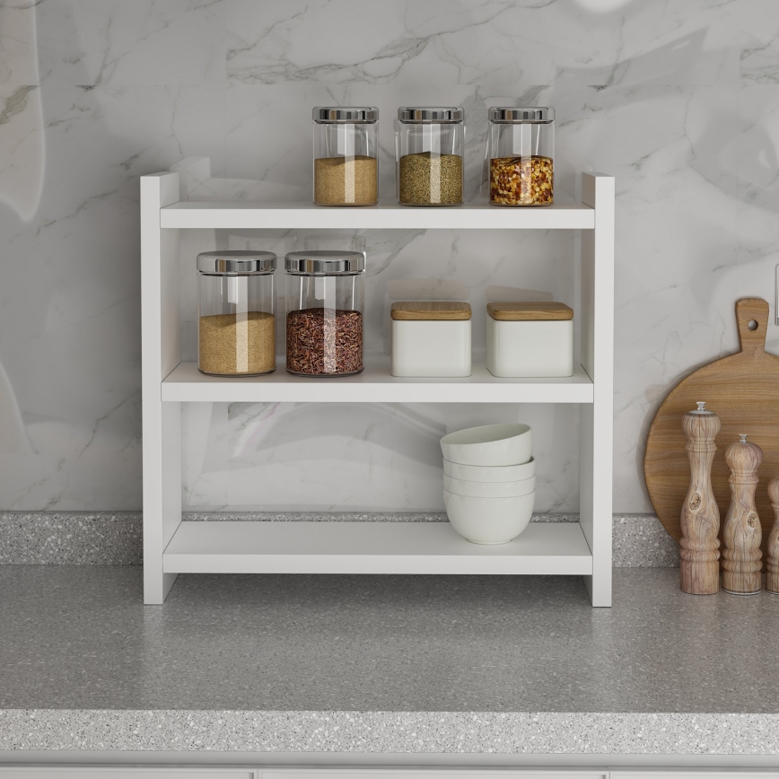 Scaffale da cucina COSMIC 44x10 cm bianco