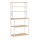 Scaffale da cucina MARGE marrone/bianco