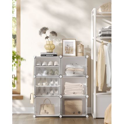 Scaffale modulare con scomparti BOXIFY bianco