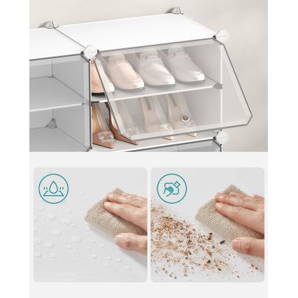 Scaffale modulare con scomparti BOXIFY bianco