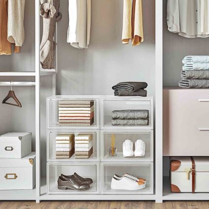 Scaffale modulare con scomparti BOXIFY bianco