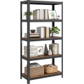 Scaffale ORDIFY marrone/nero