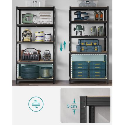 Scaffale ORDIFY nero